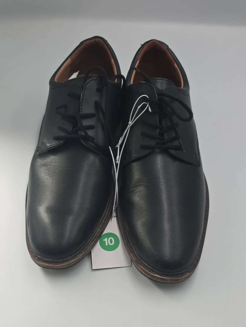 Goodfellow & Co Black Leather Derby Dress Shoes